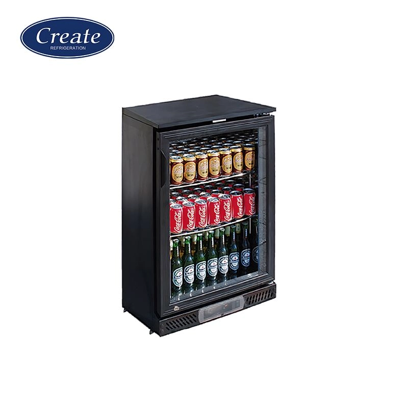 A Commercial Fridge for Home Use: Build Your Personal Home Bar or Enhance Drink Storage插图1 1-Door Back Bar Cooler Display Fridge