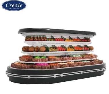 Vegetable & Fruits Refrigerator for Supermarket