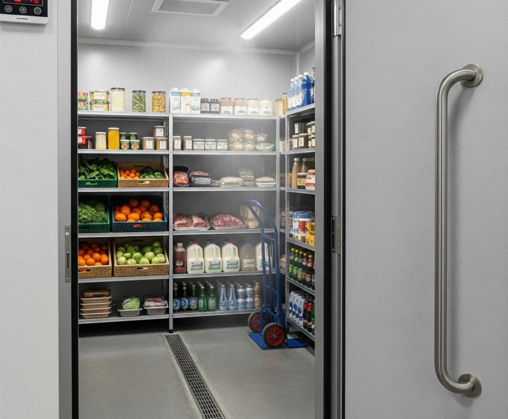 Why Your Walk-In Freezer Is Icing Up and How to Fix It for Good?插图1 walk-in freezer with the door open
