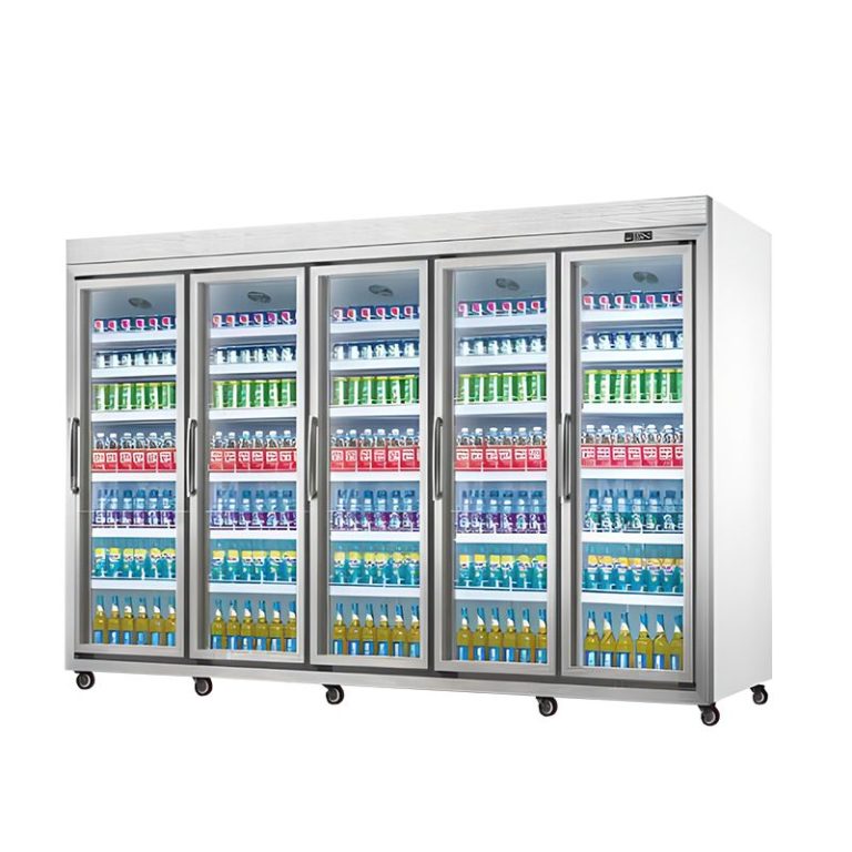 2-5 doors, one piece foaming Reomot Chiller & freezer