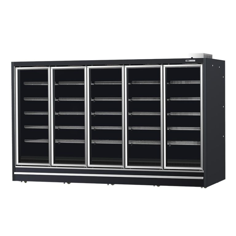 Commercial Glass Door Upright Freezer Display Showcase Cabinet