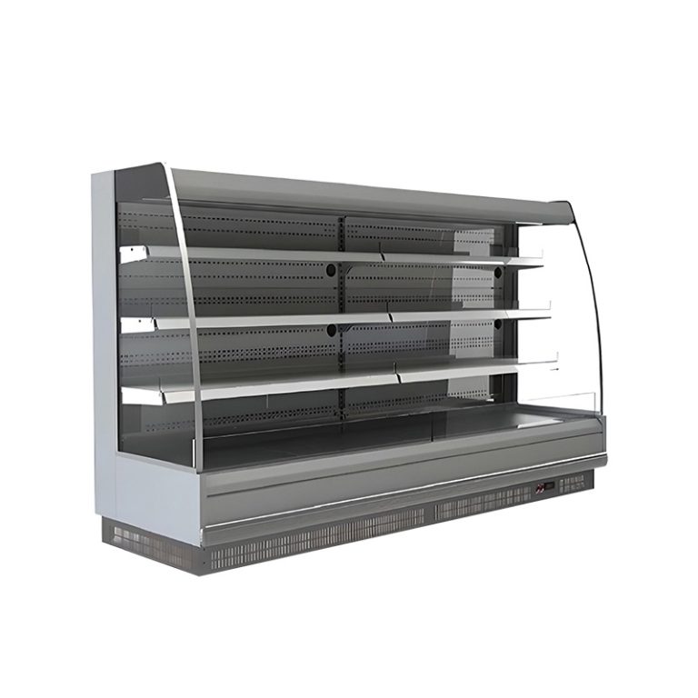 Supermarket Semi Vertical Multideck Chiller Cooler Refrigerator Open Display Cooler