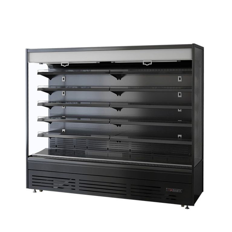 Supermarket Freezer Multideck Refrigerated Open Fridge Fruits Dairy Display Cabinet Display Chiller Cabinet