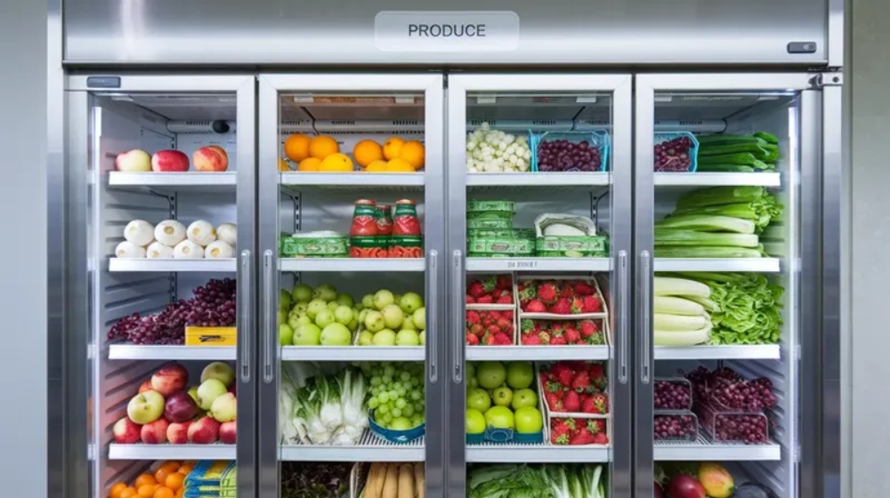Top 5 Factors That Impact Your Commercial Fridge Lifespan插图1 a refrigerator filled with fruits and vegetables