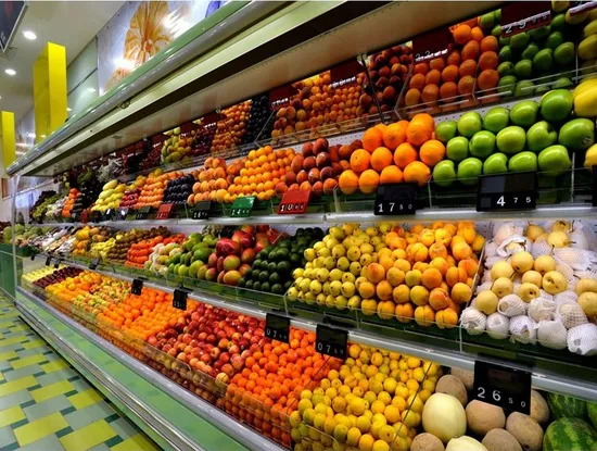 F-Gas Compliance for Supermarket Refrigeration: What Grocery Retailers Should Know插图1 refrigerated cases filled with fruit