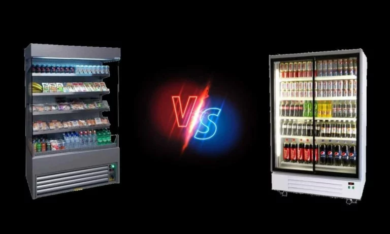 Open Chiller vs Glass Door Refrigerator Which One Fits Your Store Better