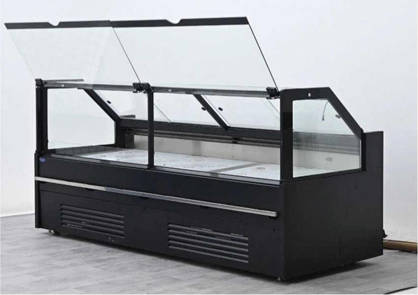 How to Prevent Fresh Meat Spoilage in Service Counters插图 right angle flat top service over counter