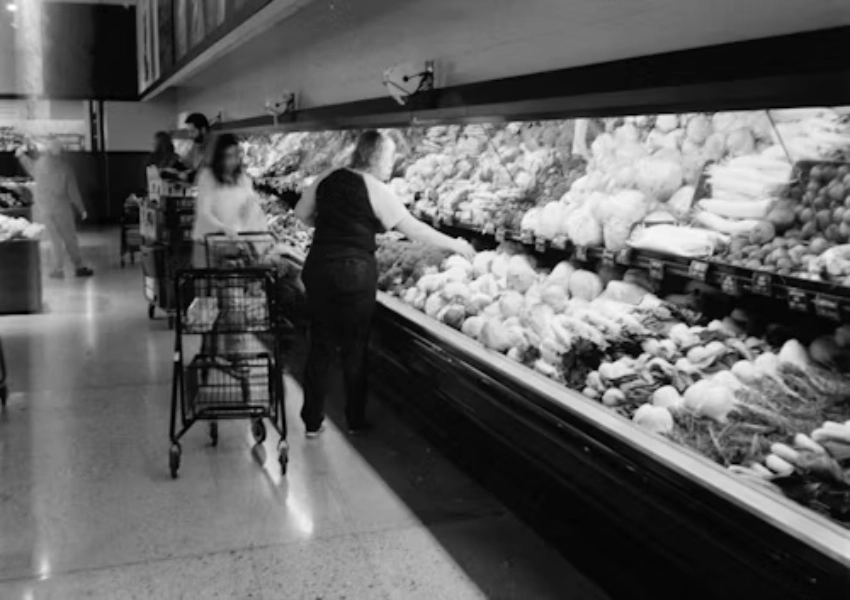 How Temperature Recovery Time Affects Food Waste After Restocking插图 customers selecting vegetables