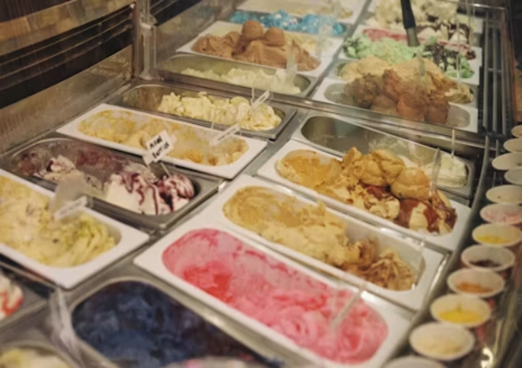 Why Does Ice Cream Soften in a Display Freezer on Hot Days