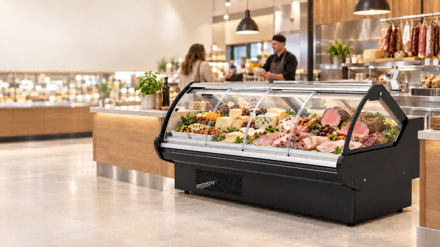 Commercial Curved Glass Deli Display Showcase: A Practical Guide for Fresh-Food Departments
