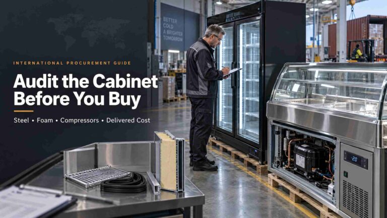 A Senior Buyer’s Guide to Commercial Refrigeration: How to Audit Cabinets, Compressors, Foam and Factory-Direct Cost