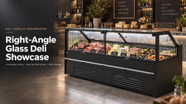 Commercial Right-Angle Glass Deli Display Showcase: A Practical Guide to Freshness, Visibility and Usable Space